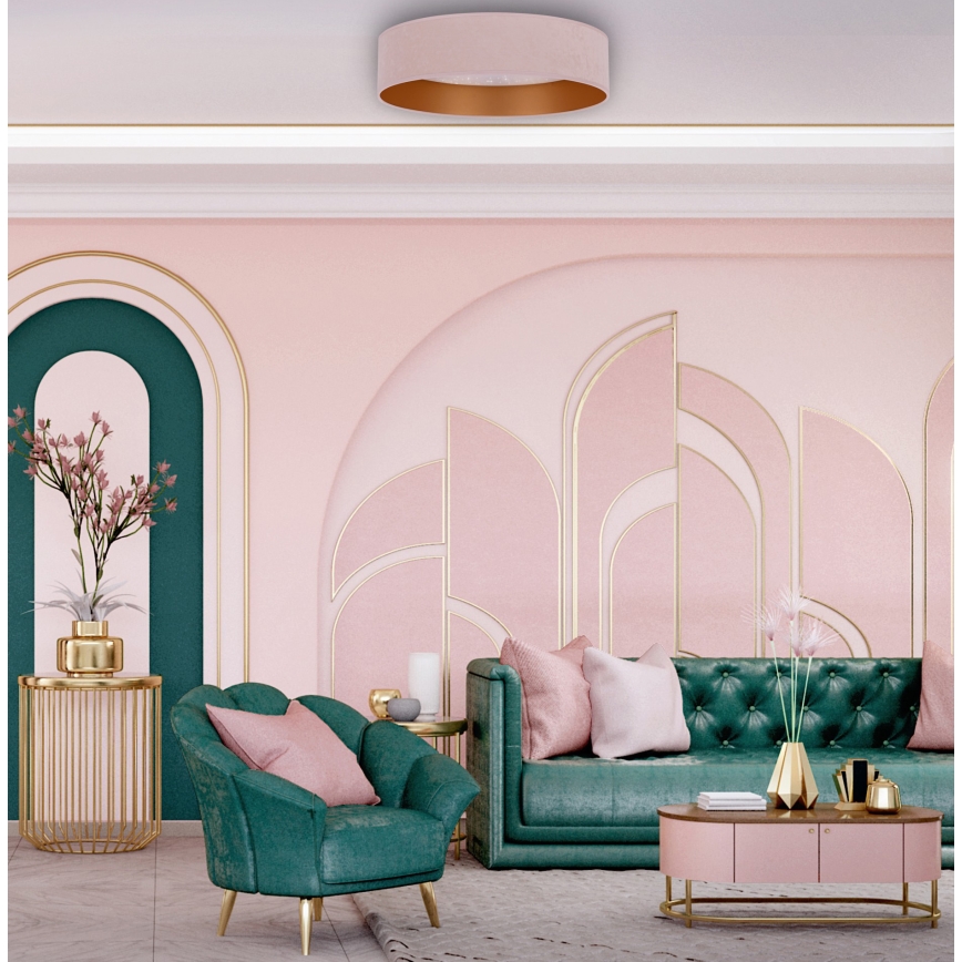 Brilagi - LED stropno svetlo VELVET STAR LED/24W/230V prečnik 40 cm 3000K/4000K/6400K ružičasta/zlatna