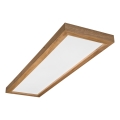 Brilagi - LED plafonsko svetlo za kupatilo WOODY FRAME LED/40W/230V 120x30 cm IP44 hrast