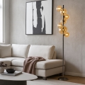 Brilagi - LED podna lampa MILLA 7xG9/3W/230V sjajni hrom/zlatna