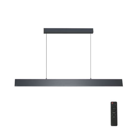 Brilagi - LED Prigušivi luster na sajli SLIMLINE LED/40W/230V 3000-6000K Antracit + Daljinski upravljač