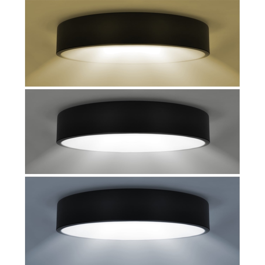 Brilagi - LED prigušiva stropna svetiljka POOL SMART LED/60W/230V 50 cm 3000-6000K Wi-Fi Tuya + daljinski upravljač crna