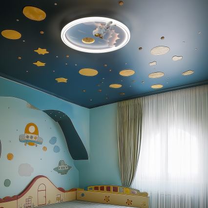 Brilagi - LED prigušiva dečija plafonska lampa LED/42W/230V 3000/5700K astronaut