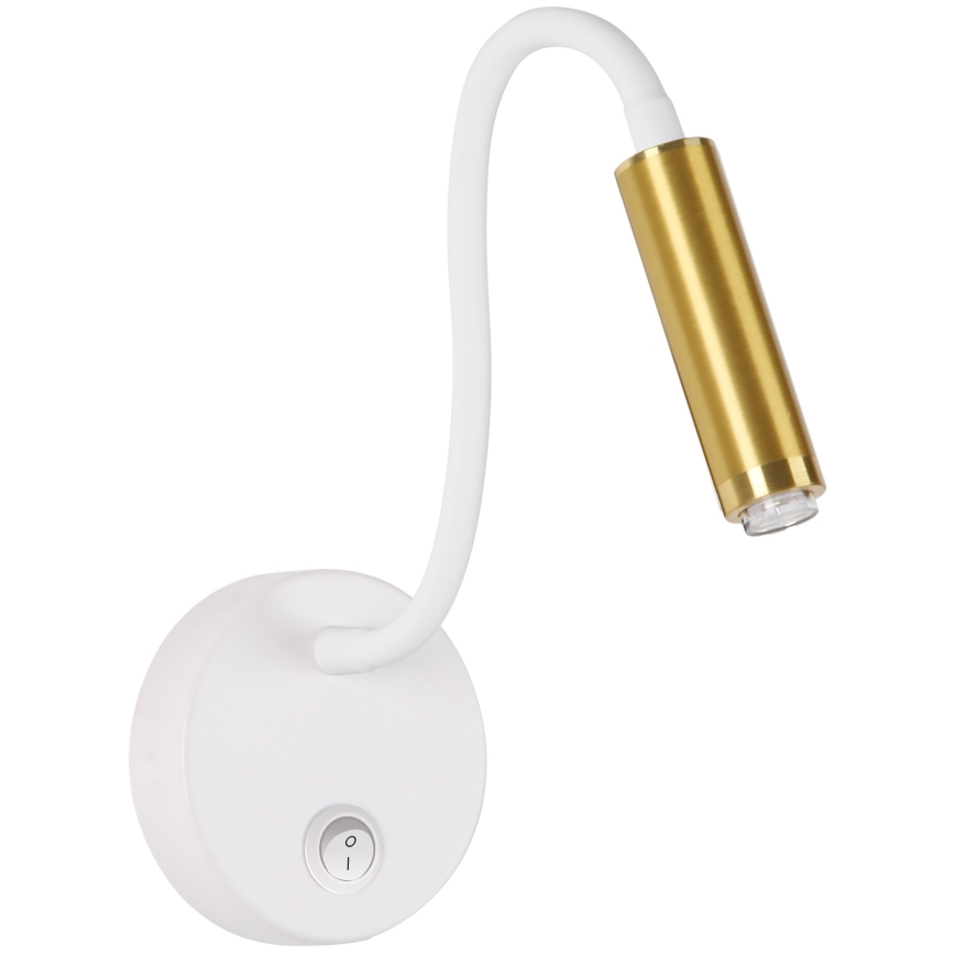 Brilagi - LED Prigušiva fleksibilna zidna lampa MAYA 1xG9/4W/230V bela/zlatna 2700-6500K Wi-Fi Tuya