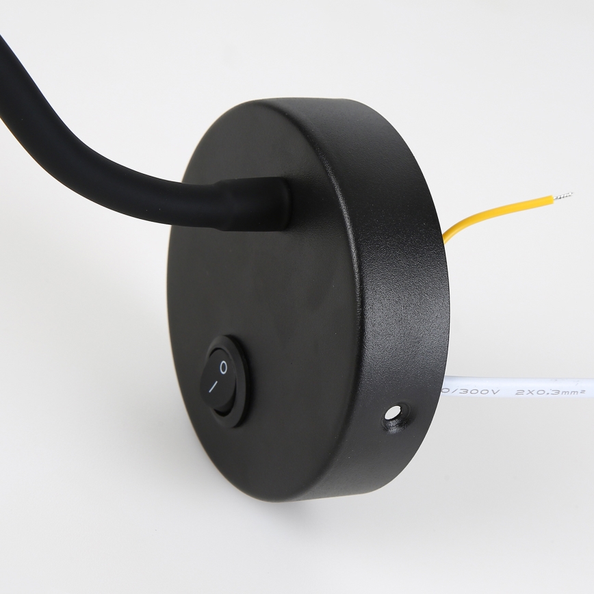 Brilagi - LED prigušiva fleksibilna zidna lampa MAYA 1xG9/4W/230V crna 2700-6500K Wi-Fi Tuya