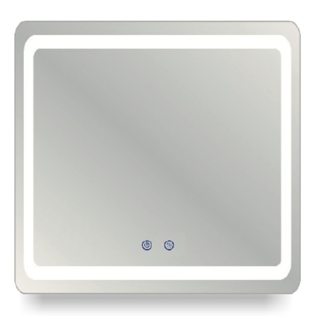 Brilagi - LED prigušiva grejano ogledalo za kupatilo sa pozadinskim osvetljenjem BELLA LED/16W/230V 60x60 cm 3000/4000/6500K IP44