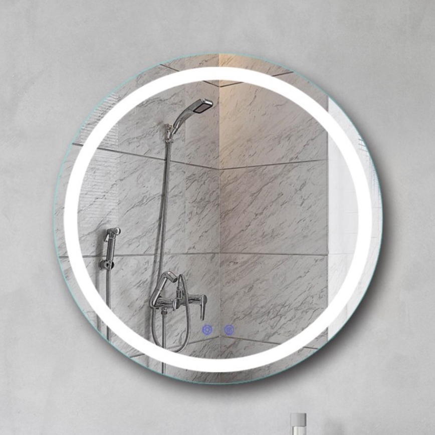 Brilagi - LED prigušiva grejno ogledalo za kupatilo sa pozadinskim osvetljenjem AVA ECO LED/11,5W/230V prečnika 60 cm 3000/4000/6500K IP44