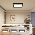 Brilagi - LED prigušiva kupatilska plafonska svetiljka FRAME SMART LED/24W/230V 30x30 cm 3000-6000K IP44 crna + daljinsko upravljanje