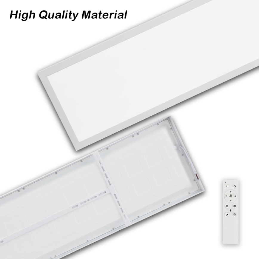 Brilagi - LED plafonsko svetlo za kupatilo FRAME SMART, prigušiva, LED/50W/230V, 30x120 cm, 3000-6000K, IP44, bela + daljinski upravljač