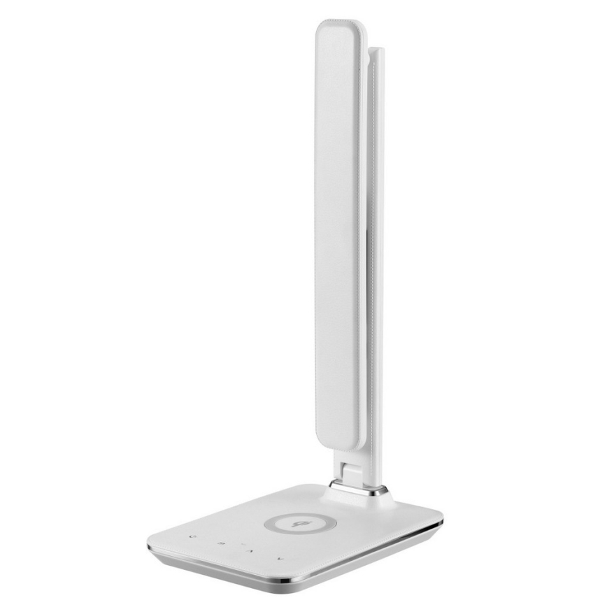 Brilagi - LED prigušiva stolna lampa sa bežičnim QI punjenjem i USB REGINA LED/8,5W/230V bela
