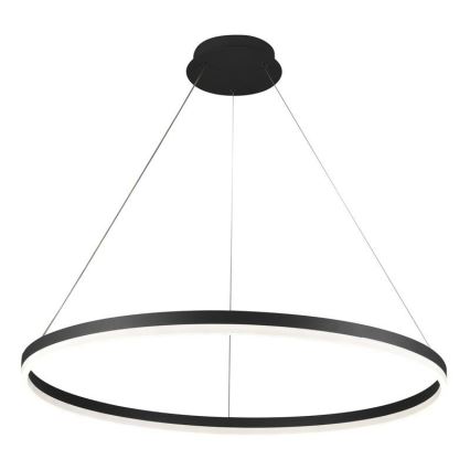 Brilagi - LED prigušiva luster na sajli CIRCLE LED/55W/230V 3000-6500K crna + daljinski upravljač