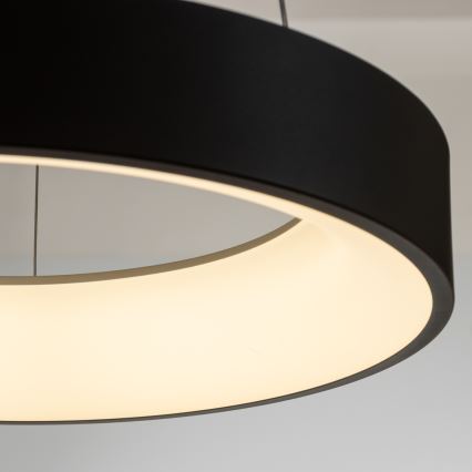 Brilagi - LED prigušiva luster na sajli FALCON LED/80W/230V 3000-6500K Ø 60 cm crna + daljinski upravljač