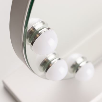 Brilagi - LED prigušiva make-up ogledalo HOLLYWOOD LED/12W/230V 3000/4000/6500K