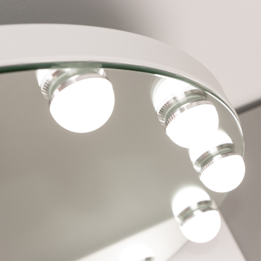 Brilagi - LED prigušiva make-up ogledalo HOLLYWOOD LED/12W/230V 3000/4000/6500K