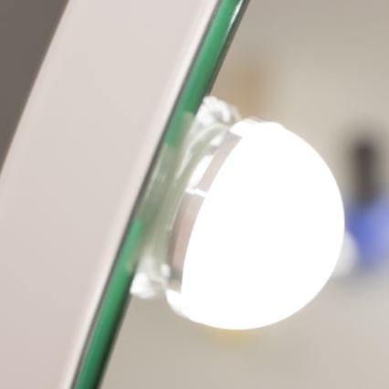 Brilagi - LED prigušiva make-up ogledalo HOLLYWOOD LED/12W/230V 3000/4000/6500K