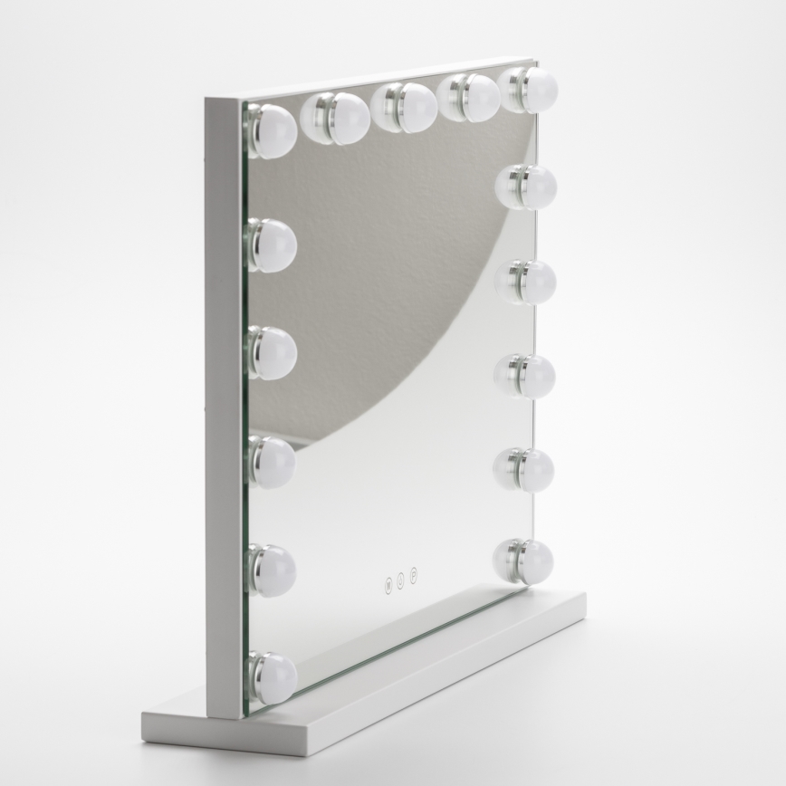 Brilagi - LED prigušiva make-up ogledalo HOLLYWOOD LED/15W/230V 3000/4000/6500K bela