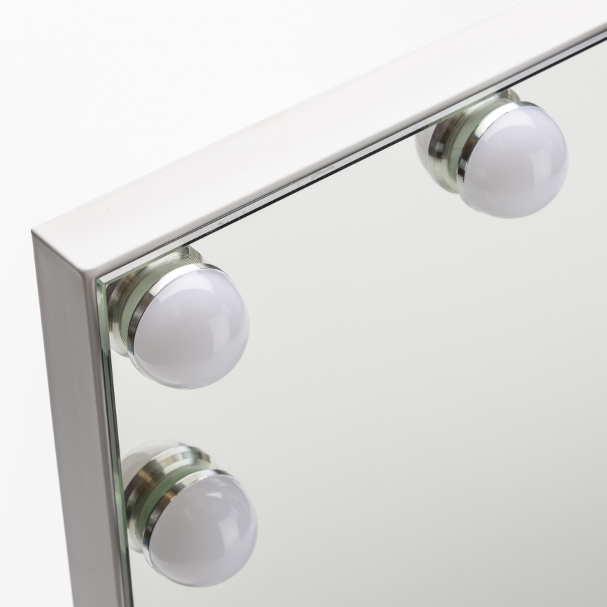 Brilagi - LED prigušiva make-up ogledalo HOLLYWOOD LED/15W/230V 3000/4000/6500K bela