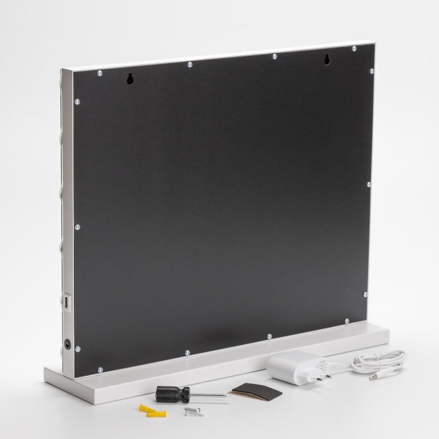 Brilagi - LED prigušiva make-up ogledalo HOLLYWOOD LED/15W/230V 3000/4000/6500K bela