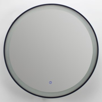 Brilagi - LED prigušiva ogledalo za kupatilo sa grejanjem i pozadinskim osvetljenjem ALU PRO LED/18W/230V preč. 60 cm 3000/4000/6500K IP44 crna