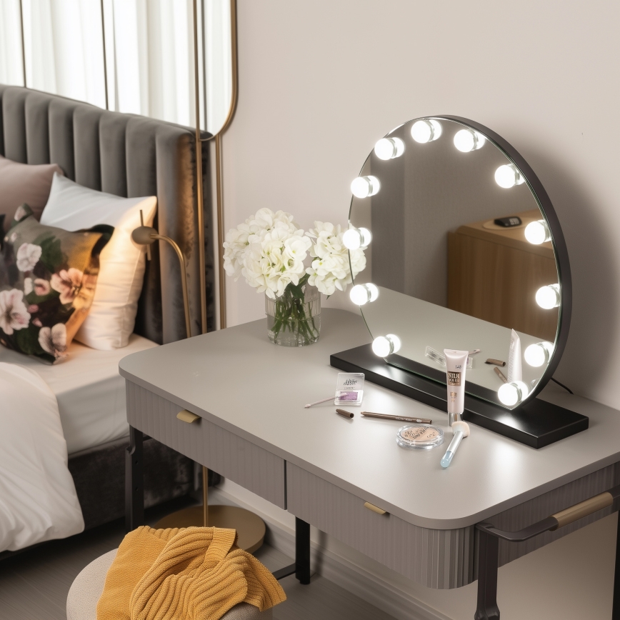 Brilagi - LED prigušiva ogledalo za šminku HOLLYWOOD LED/12W/230V 3000/4000/6500K