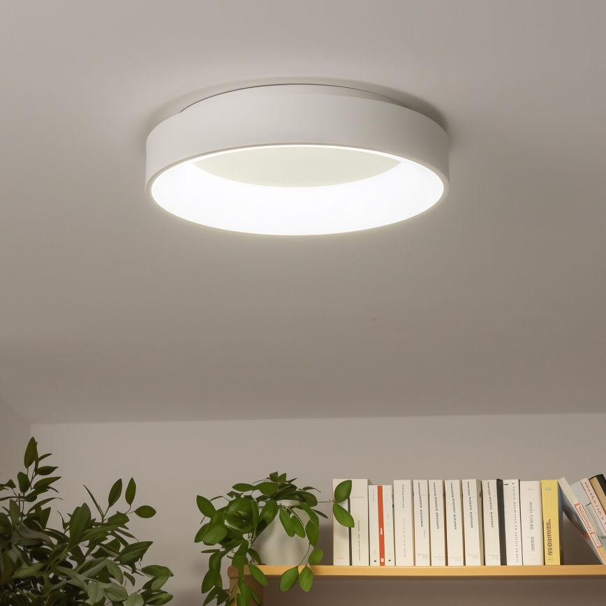 Brilagi - LED Prigušiva plafonjera FALCON LED/40W/230V 3000-6500K pr. 45 cm bela + Daljinski upravljač