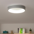 Brilagi - LED Prigušiva plafonjera FALCON LED/40W/230V 3000-6500K sivo + Daljinski upravljač