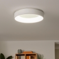 Brilagi -LED Prigušiva plafonjera FALCON LED/80W/230V 3000-6500K pr. 60 cm bela + Daljinski upravljač