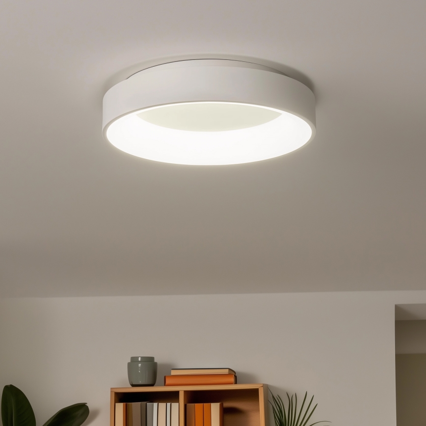 Brilagi -LED Prigušiva plafonjera FALCON LED/80W/230V 3000-6500K pr. 60 cm bela + Daljinski upravljač