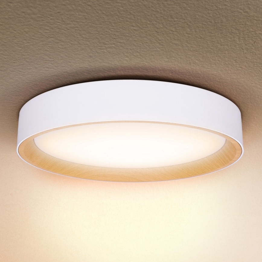 Brilagi - LED Prigušiva plafonjera LARIOS LED/48W/230V 3000-6500K ø 39 cm bela + Daljinski upravljač