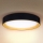 Brilagi - LED Prigušiva plafonjera LARIOS LED/48W/230V 3000-6500K ø 39 cm crno + Daljinski upravljač
