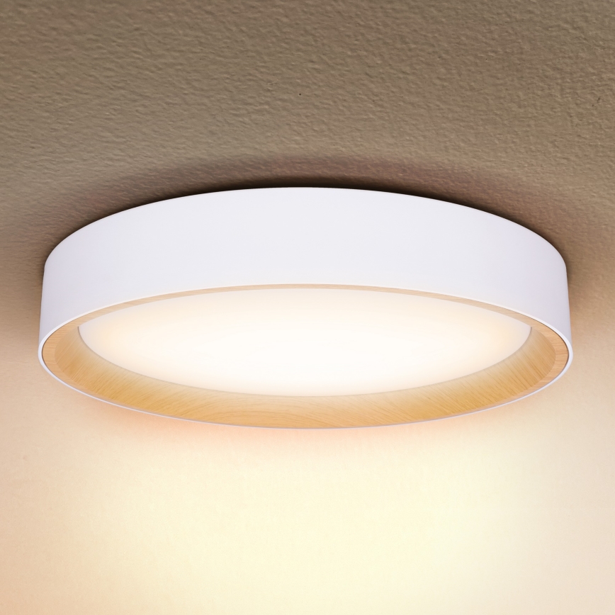 Brilagi - LED Prigušiva plafonjera LARIOS LED/60W/230V 3000-6500K ø 49 cm bela + Daljinski upravljač