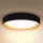 Brilagi - LED Prigušiva plafonjera LARIOS LED/60W/230V 3000-6500K ø 49 cm crno + Daljinski upravljač