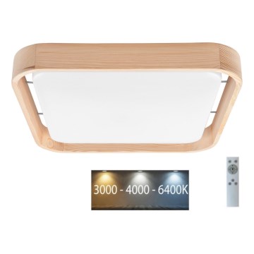 Brilagi - LED Prigušiva plafonjera MANAROLA CUBIC LED/24W/230V 3000-6500K bor + Daljinski upravljač