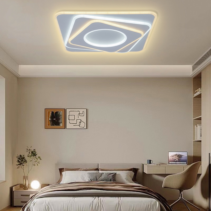 Brilagi - LED Prigušiva plafonjera MODERN LED/100W/230V 2700-6500K 48x48 cm + Daljinski upravljač