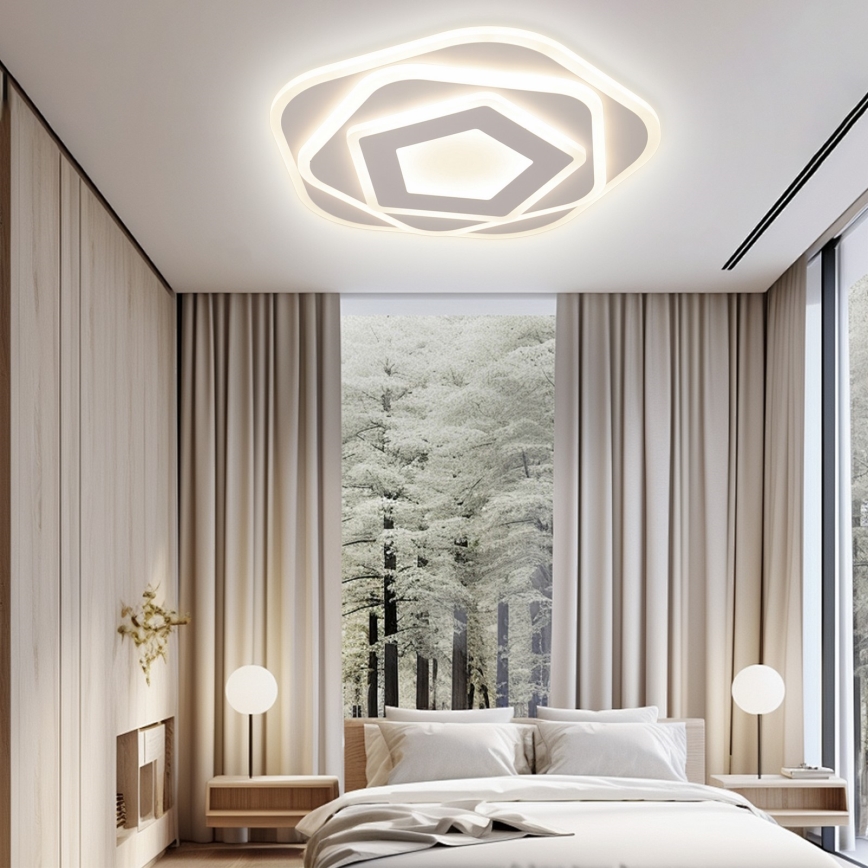 Brilagi - LED Prigušiva plafonjera MODERN LED/64W/230V 2700-6500K + Daljinski upravljač