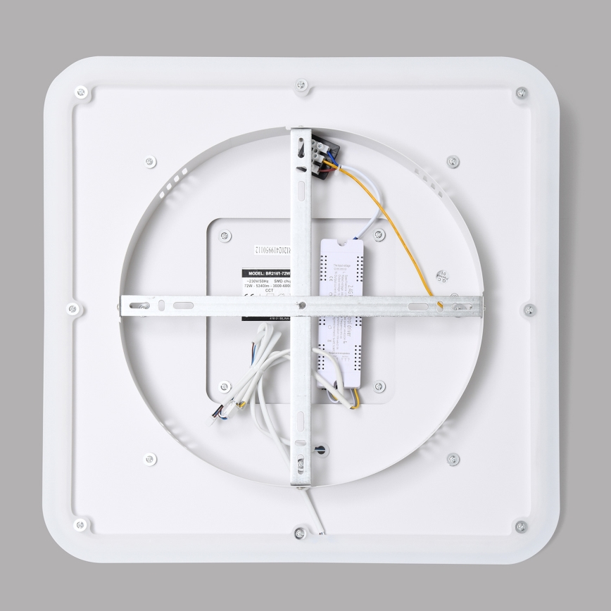 Brilagi - LED Prigušiva plafonjera MODERN LED/72W/230V 2700-6500K 46,6x46,6 cm + Daljinski upravljač