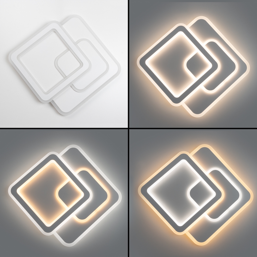 Brilagi - LED Prigušiva plafonjera MODERN LED/80W/230V 2700-6500K 52,5x52,5 cm + Daljinski upravljač