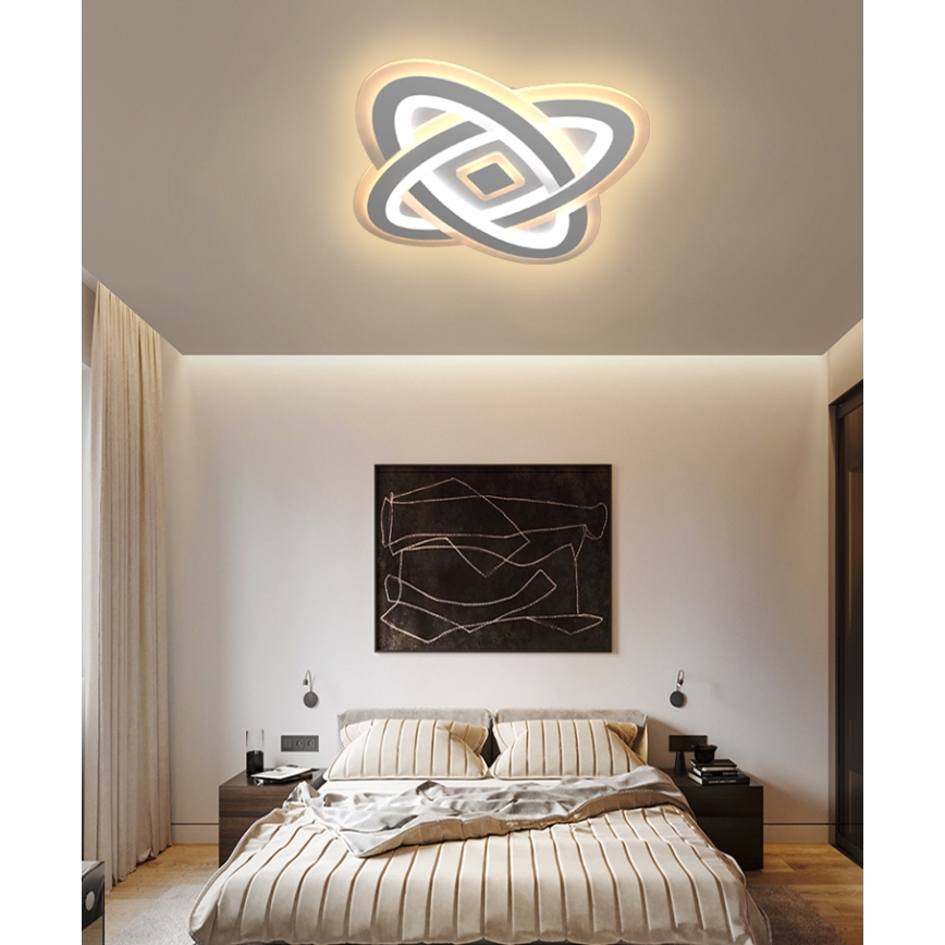 Brilagi - LED Prigušiva plafonjera MODERN LED/90W/230V 2700-6500K 48x48 cm+ Daljinski upravljač