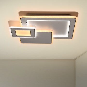 Brilagi - LED Prigušiva plafonjera MODERN LED/93W/230V 2700-6500K 48,5x48,5 cm + Daljinski upravljač