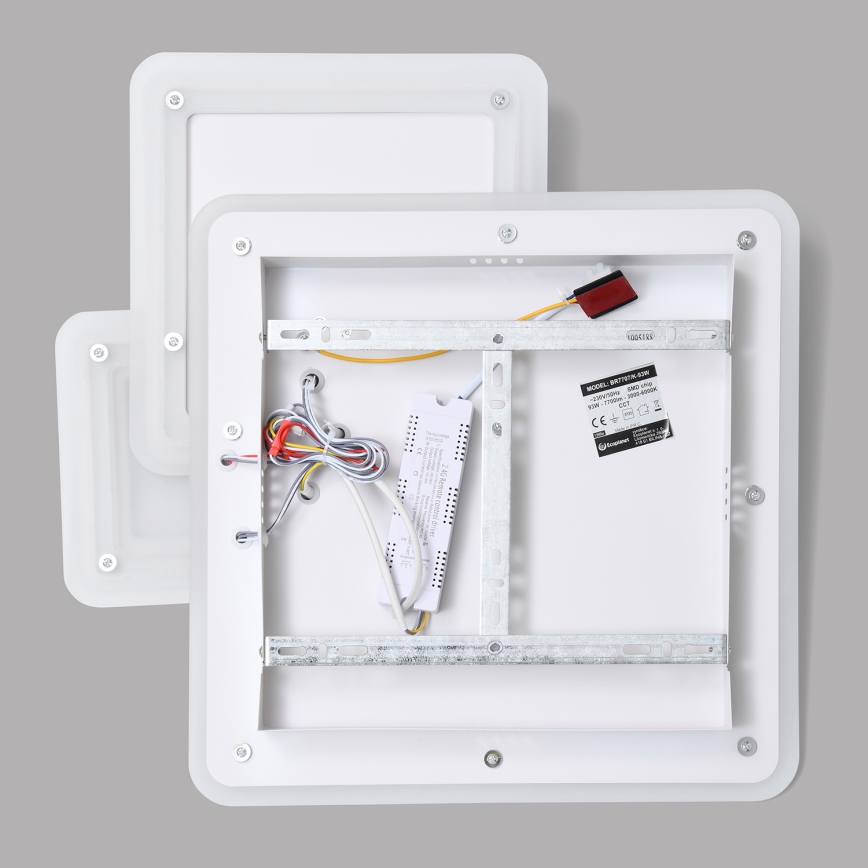 Brilagi - LED Prigušiva plafonjera MODERN LED/93W/230V 2700-6500K 48,5x48,5 cm + Daljinski upravljač