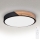 Brilagi - LED Prigušiva plafonjera PILANA LED/48W/230V 3000-6500K hrast pr. 40 cm + Daljinski upravljač
