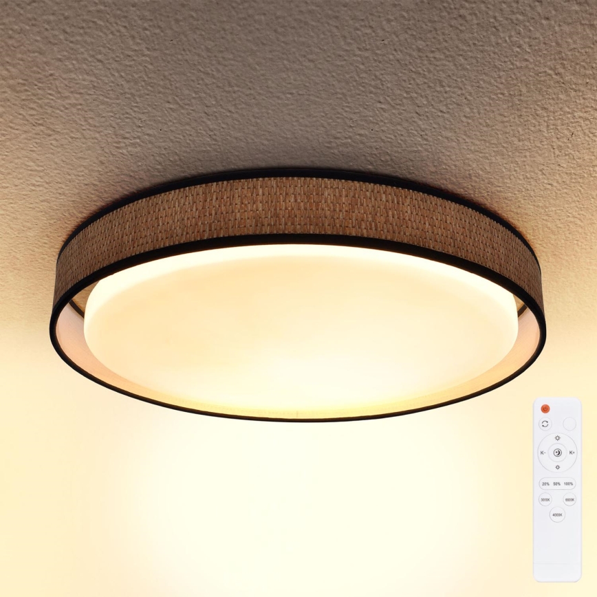 Brilagi - LED Prigušiva plafonjera PILAR LED/48W/230V 3000-6500K pr. 43 cm + Daljinski upravljač
