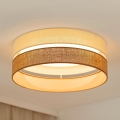 Brilagi - LED Prigušiva plafonjera ROYAL YUTE LED/24W/230V pr. 45 cm 3000/4000/6500K bež/kremasta  + Daljinski upravljač