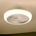 Brilagi - LED Prigušiva plafonjera sa ventilatorom LED/30W/230V 3000-6500K bela + Daljinski upravljač