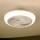 Brilagi - LED Prigušiva plafonjera sa ventilatorom LED/30W/230V 3000-6500K bela + Daljinski upravljač
