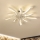 Brilagi - LED Prigušiva plafonjera sa ventilatorom LED/50W/230V 3000-6500K bela + Daljinski upravljač