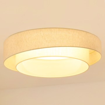 Brilagi - LED Prigušiva plafonjera SHINE LED/24W/230V 3000/4000/6500K kremasta + Daljinski upravljač