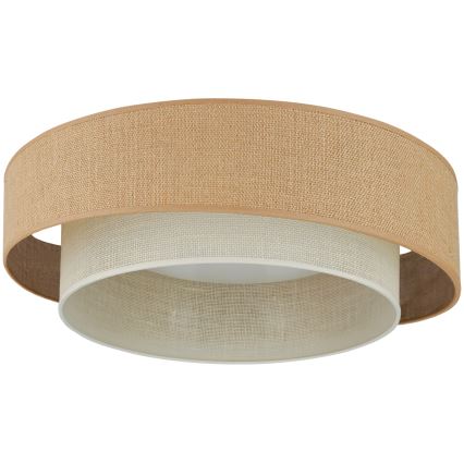Brilagi - LED Prigušiva plafonjera SHINE LED/24W/230V pr. 60 cm 3000/4000/6500K bež/kremasta + Daljinski upravljač