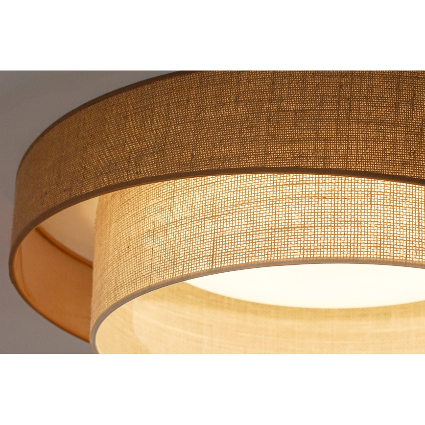 Brilagi - LED Prigušiva plafonjera SHINE LED/24W/230V pr. 60 cm 3000/4000/6500K bež/kremasta + Daljinski upravljač