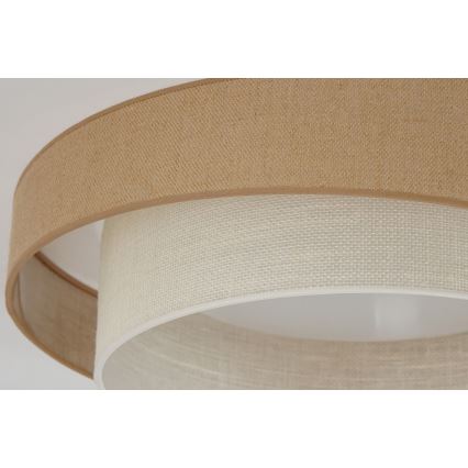 Brilagi - LED Prigušiva plafonjera SHINE LED/24W/230V pr. 60 cm 3000/4000/6500K bež/kremasta + Daljinski upravljač