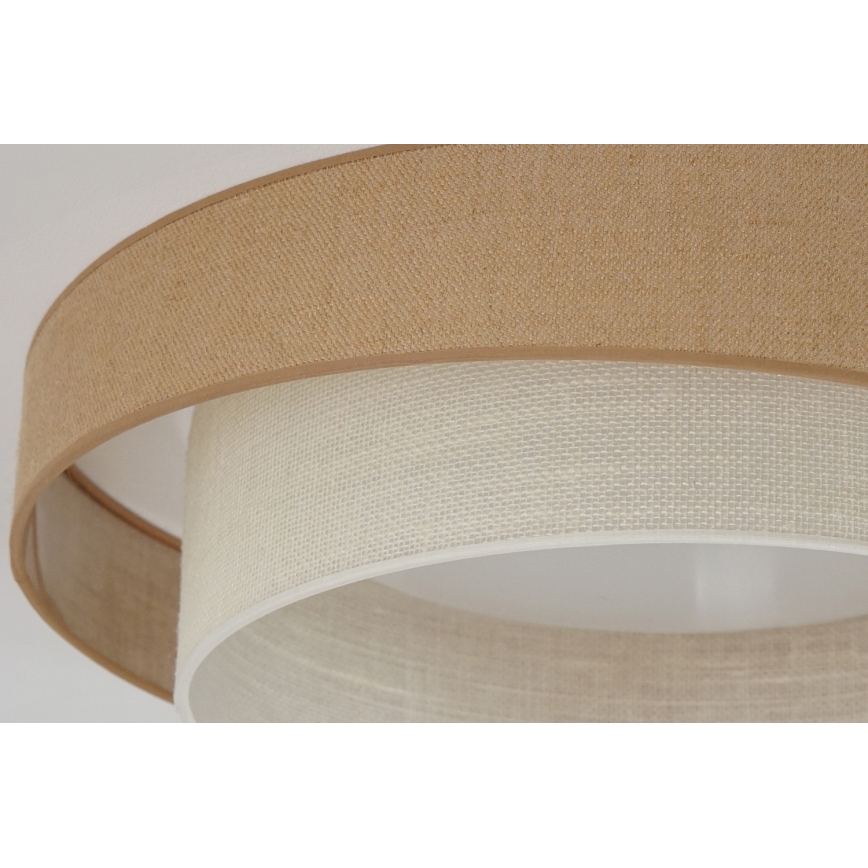 Brilagi - LED Prigušiva plafonjera SHINE LED/24W/230V pr. 60 cm 3000/4000/6500K bež/kremasta + Daljinski upravljač